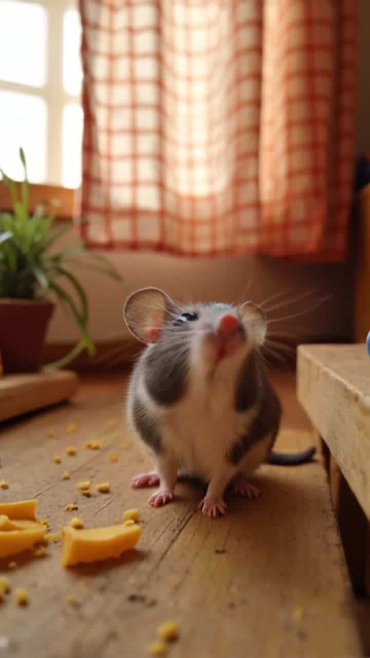 Pika 2.2 Text & Image to Video AI video example: cute mouse