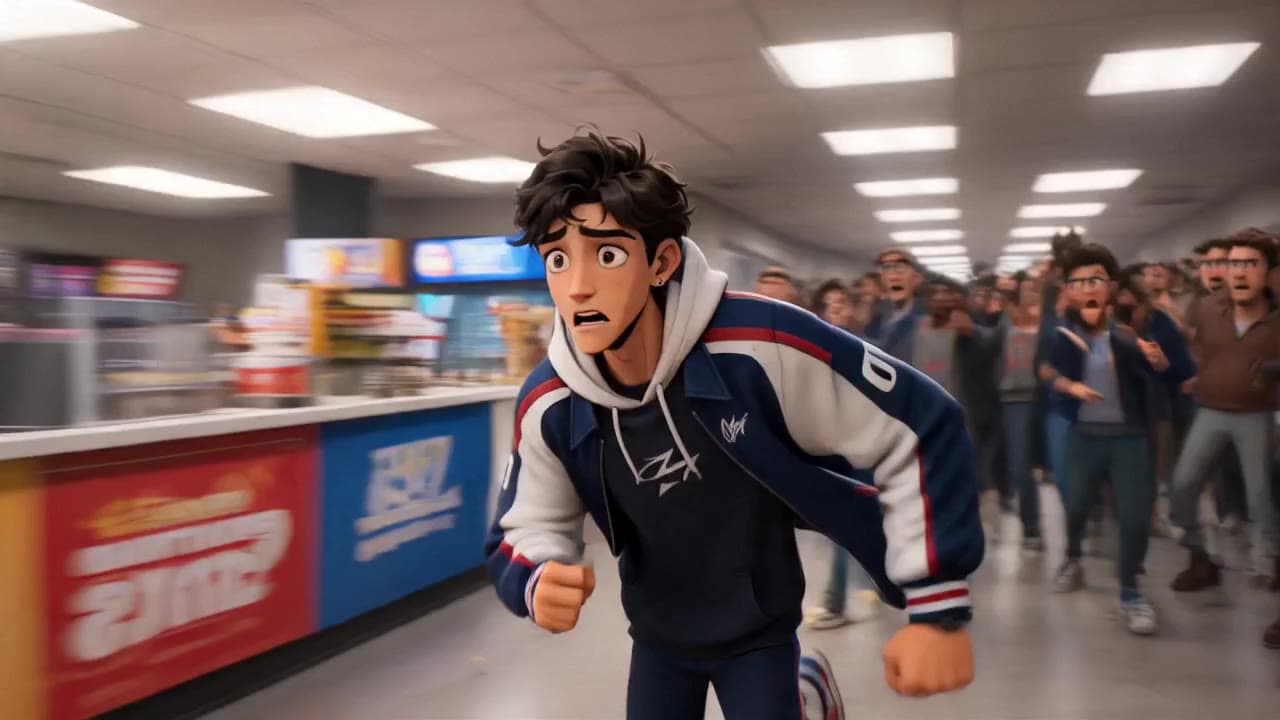 AI video example for cinematic commercial shots.