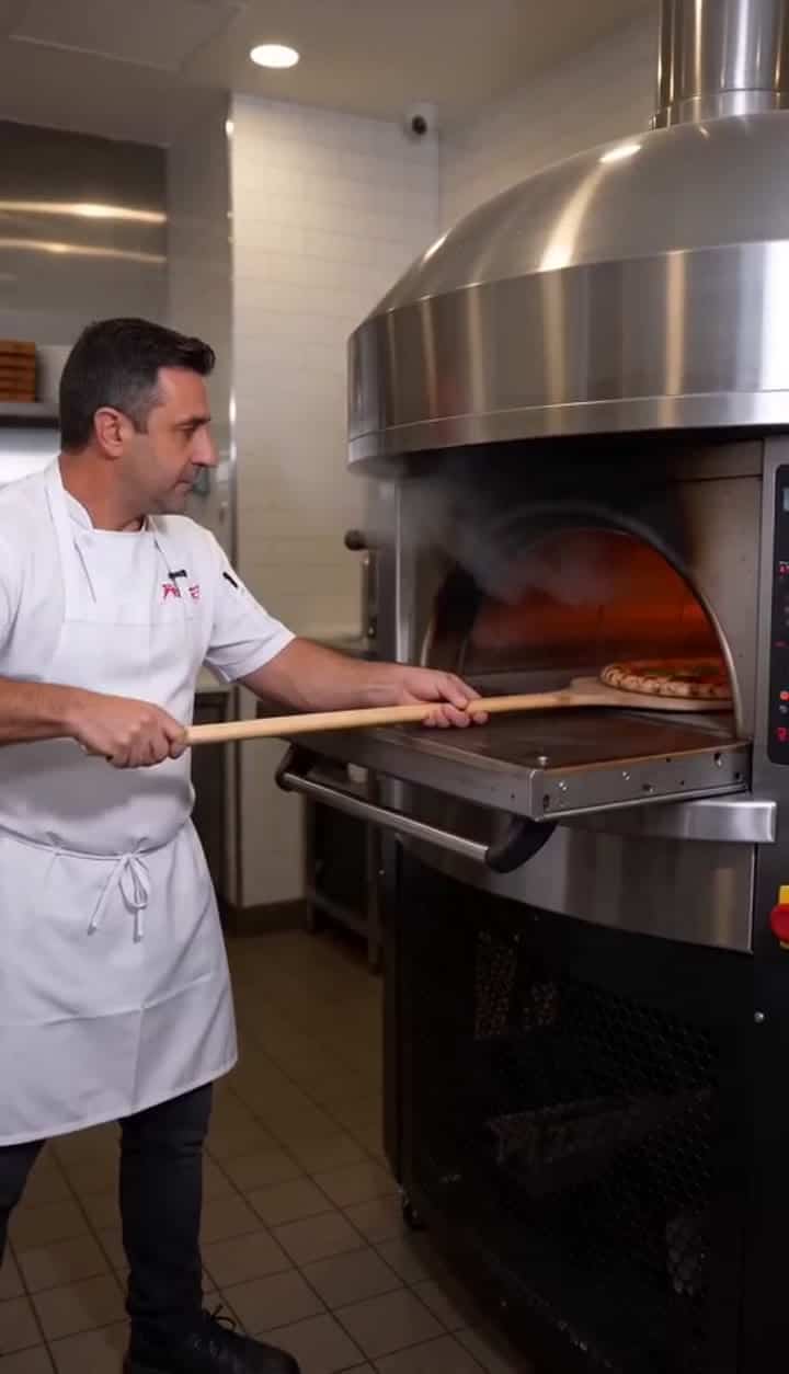Seedance 2.0 Fast AI video example: Create a 10-second vertical 9:16 social ad for Pizzafast pizzeria in New York. Subject: a fast, fresh...